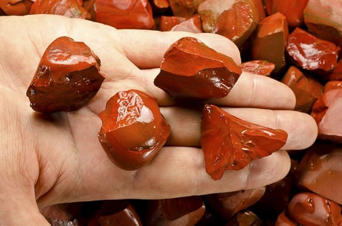Fantasia Materials: 18 lbs Red Jasper Rough Stones from India