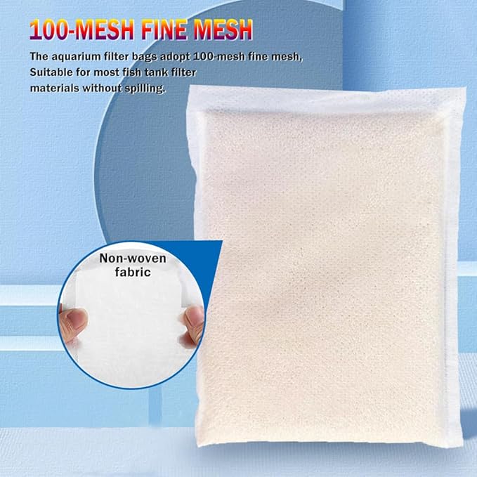 Nezo Aquarium Filtration Resin Yellow Water Remove for Fish Tank, Koi Pond, Fresh and Saltwater 100ml with Free Mesh Bag.