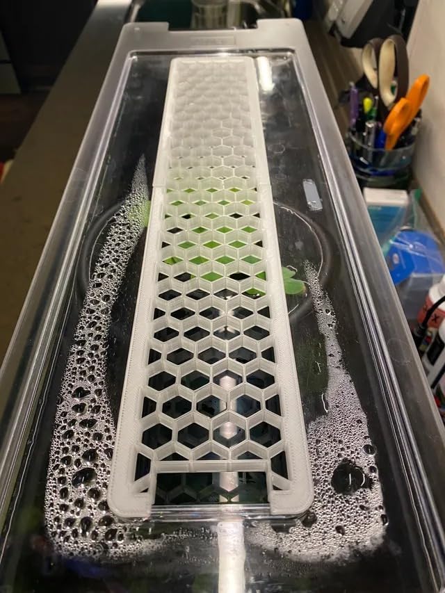 Slot Cover for Fluval Spec 5 Gallon Fish Tank - Black - Fish/Pet Proof - Screen Compatible