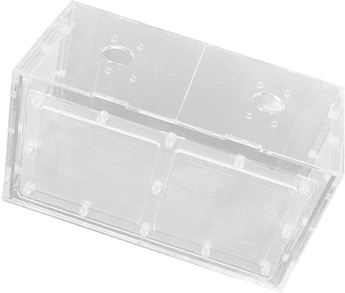 Fish Hatchery, Impact Hook Length Mesh Side Fish Breeding Box Transparent for Aquarium Small Fish (20 * 10 * 11CM)