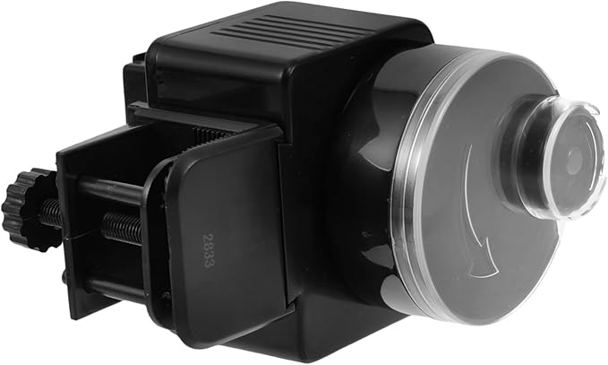 Generic Automatic Aquarium Fish Feeder Electric Auto Feeding Tool No Battery Needed Precise Timer Fish Tank Food Dispenser for Healthy Growth Easy Use for Beginners