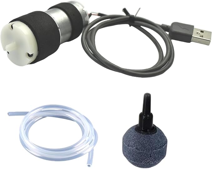 CHANCS 370 Mini Air Pump Oxygen Pumps Electric Micro Vacuum Booster for Aquarium Tank Oxygen Circulate