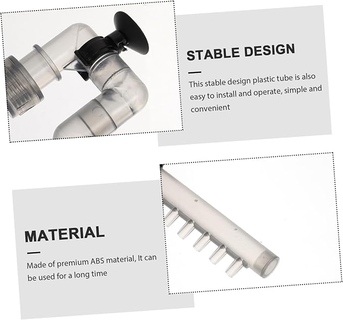 YARNOW Aquarium Water Outflow Tube Set Fish Tank Outflow Pipe Rainfall Style for Aquarium Aquarium Tube