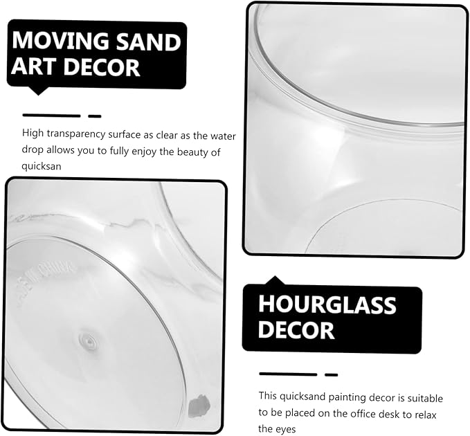 Transparent Fish Tank 7.87X7.87X6.69In Plastic Fish Bowl for Small Pets Goldfish Turtle Desktop Aquarium Decorative Micro Landscape Container