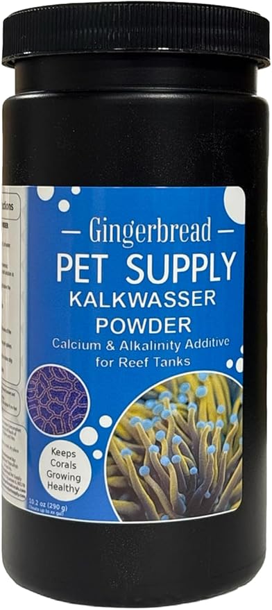 Reef Kalkwasser Powder – High-Purity Calcium & Alkalinity Additive for Marine Aquariums, Maintains pH, Supports Coral Growth