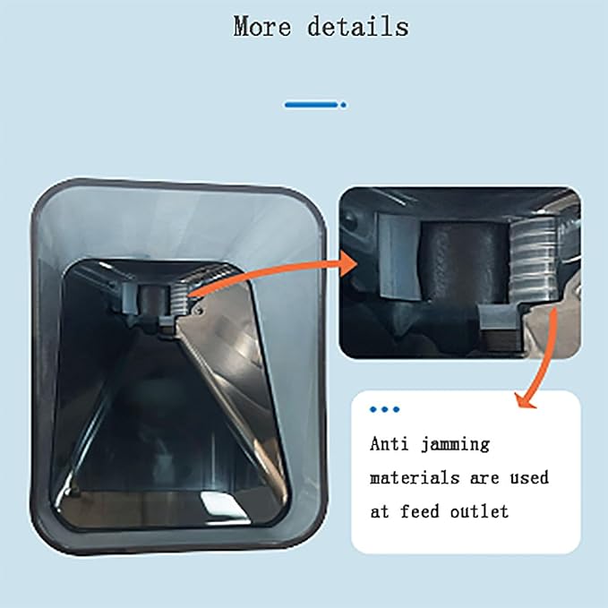 Automatic Fish Feeder, Outdoor Fish Food Dispenser with LCD Display Screen, Auto Feeding and Two Installation Methods, Moisture Proof and Won't Clog, Easily Add Food, for Small Tank, Tank, Pond