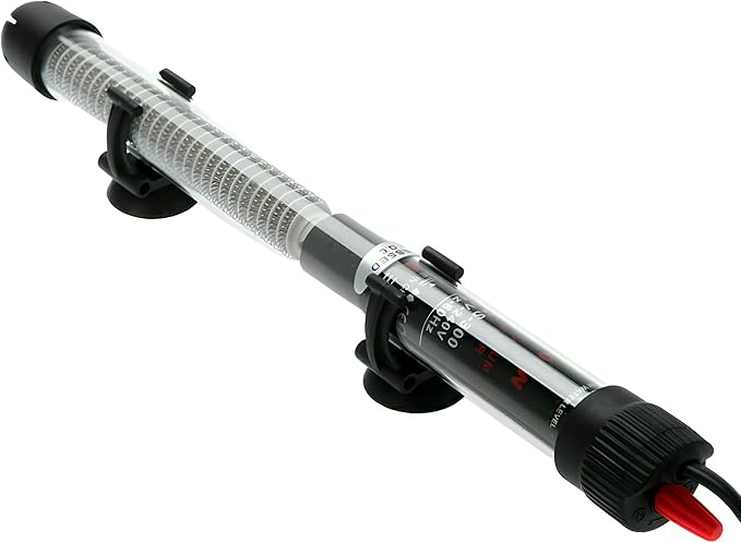 JacobsParts 50W Submersible Aquarium Heater, Adjustable Temperature for Fish Turtle Tank with Suction Cup Mounting