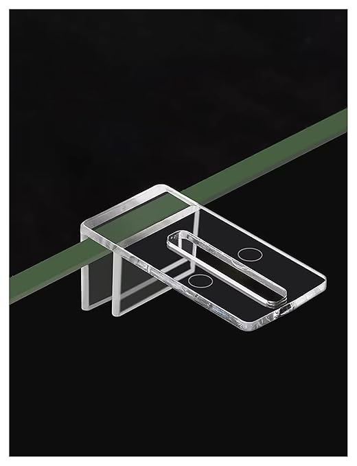 Aquarium Lid Clips 6/10 Pcs Fish Tank Lid Acrylic Holders – Secure Bracket Support for Rimless Aquarium Glass(8mm,10pcs)