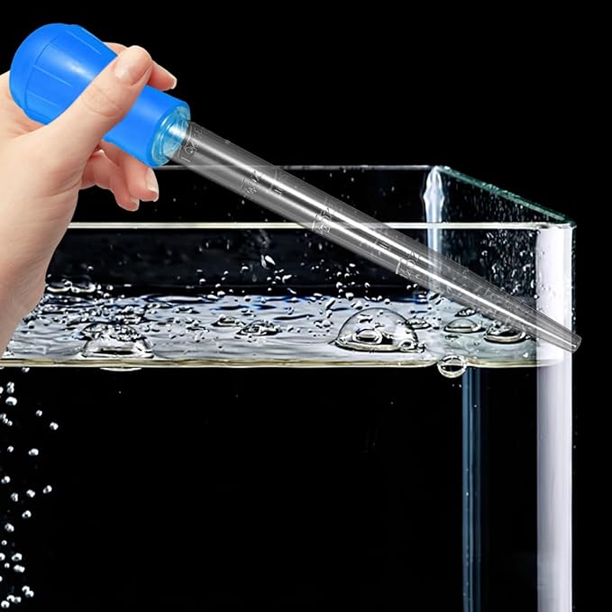 ULTECHNOVO 16 Inch Fish Tank Water Changer Siphon Pump Vacuum Tool with Extended Tubes 2Pcs for Easy Gravel Cleaning and Water Replacement