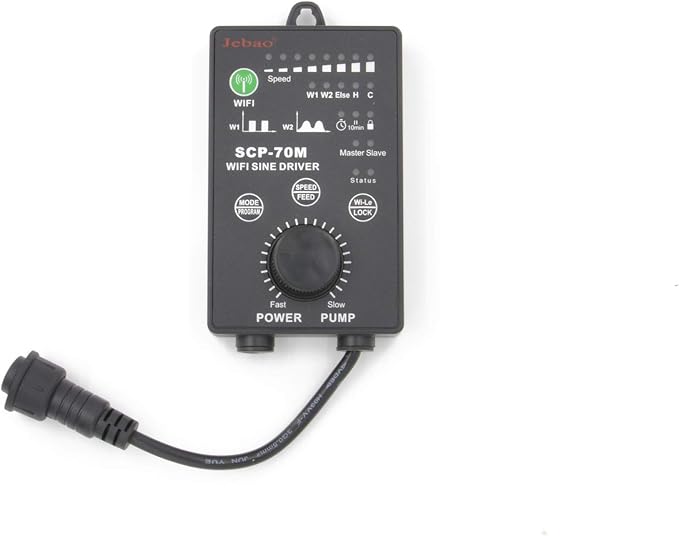 Jebao SCP WiFi Sine Cross Flow Pump Wave Maker with Controller (SCP-70M)