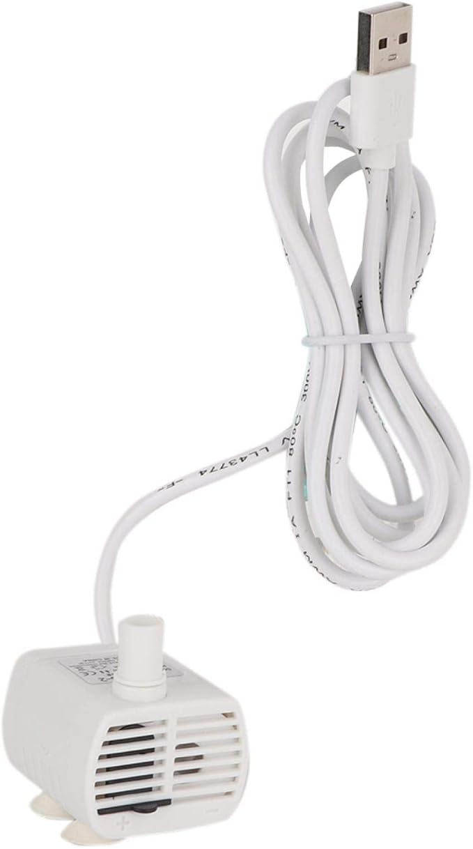 1-3W USB Mini Submersible , Mobile Phone Charger Aquarium , White for Aquarium Resin Fountain