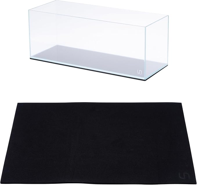 UNS Leveling Mat - 90x30cm | 35.43x11.81in, 6mm - Non-Slip Dense Foam Freshwater Saltwater Aquarium Mat for Planted Tanks, Marine Coral Reef, Turtle Reptile Enclosure, Betta Fish Shrimp Tank - Black