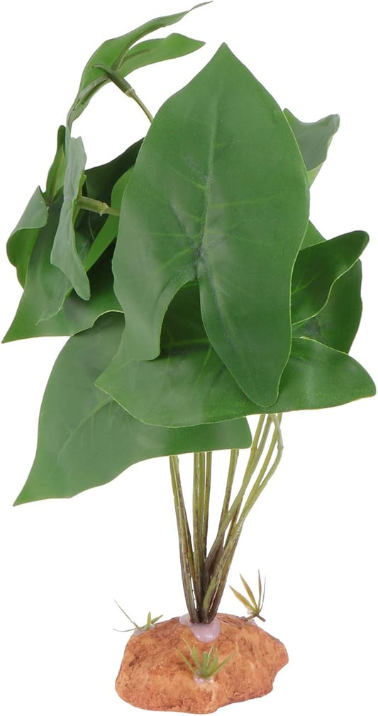 balacoo Essential Reptile Terrarium Decor Lifelike Artificial Plant Easy Install Reptile Box Adornment