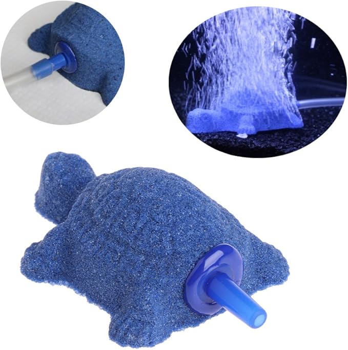 XISAOK Turtle Aquarium Bubble Air Stone Diffuser Fish Tank Aerator Oxygen Pump Ornament Decor