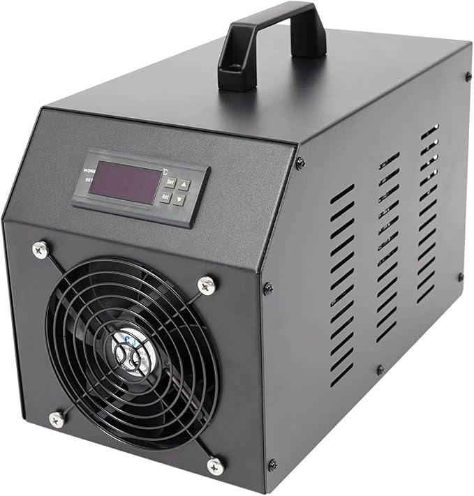 200W Aquarium Chiller for Fish Tank, 15.85 Gal Water Chiller with Pump, Electronic Cooling for Hydroponics, Axolotl & Freshwater Tanks