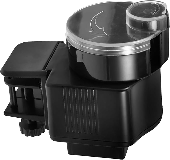 Happyyami Automatic Fish Feeder for Aquarium Electric Fish Food Feeding Tool with Timer and Betta Vacation Feeding Solution