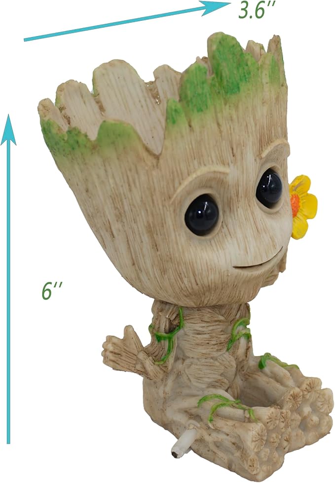 TEEMO Fish Tank Air Bubbler Decorations,Air Pump Resin Crafts for Fish Tank with Air Bubbler Stone(Large)
