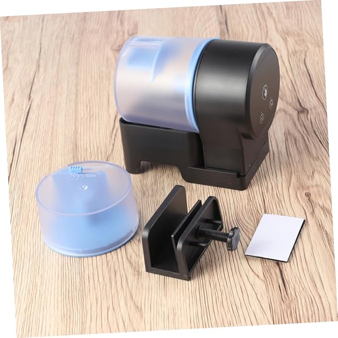Happyyami Automatic Fish Feeder Auto Fish Feeder Smart 12/24h Timer Easy Setup Moisture- Aquarium Tank Food Dispenser