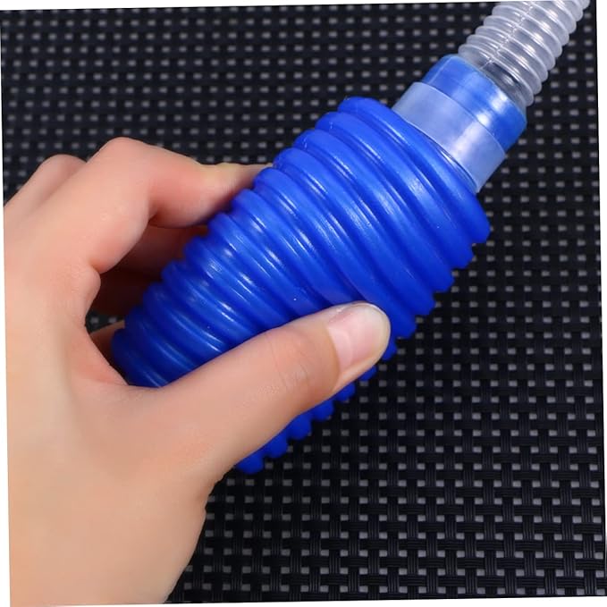 1.7m Aquarium Fish Tank Cleaner Siphon Pump Gravel Water Cleaner Easy-to-use Cleaner Pump for Aquariums Random Color