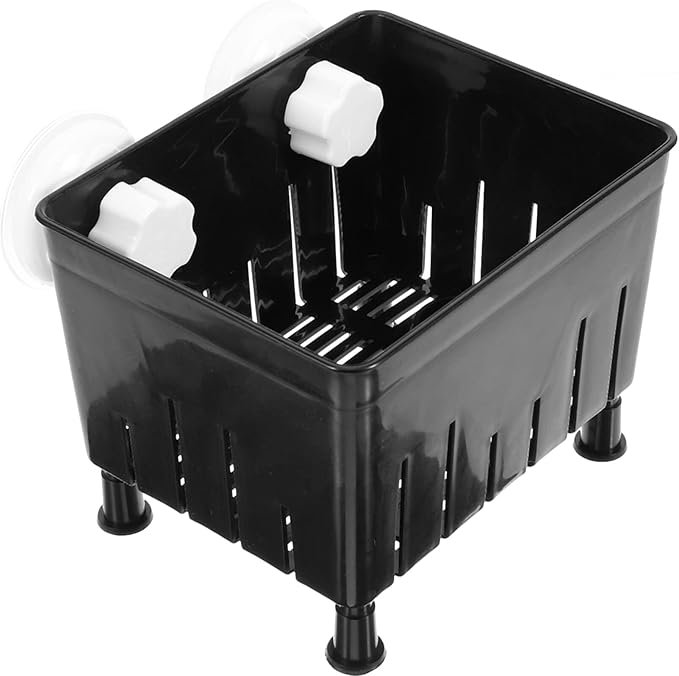 Betta Fish Tank 1 Set of Aquarium Fish Box Hatching Incubator Box Nursery Aquarium Spawning Incubator for Tank Black