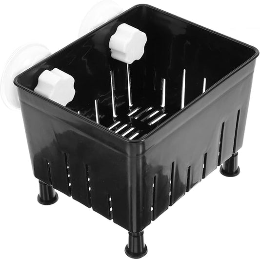 Betta Fish Tank 1 Set of Aquarium Fish Box Hatching Incubator Box Nursery Aquarium Spawning Incubator for Tank Black
