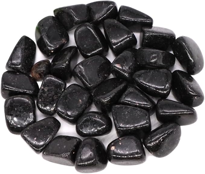 Natural Tumbled Stones Bulk Ore Gravel Specimen Healing Crystals Quartz Energy Minerals Tank Aquarium Home Decor Gem Decoration (Color : Nuumite, Size : 100g)