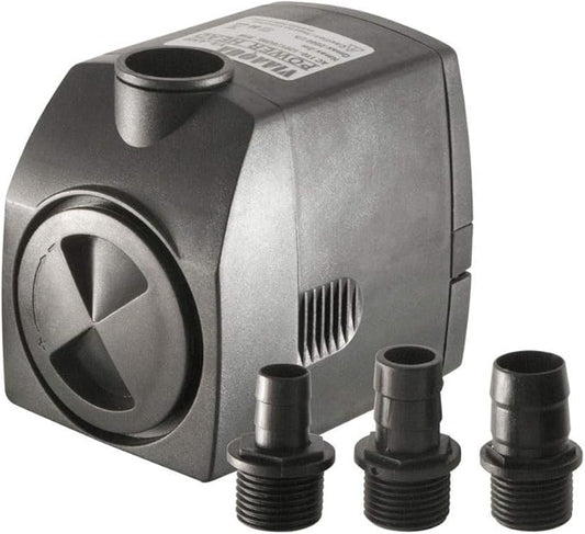 ViaAqua Adjustible Aquarium Hydroponics Water Pump 58 GPH - 528 GPH (VA-305 Pump -396GPH)