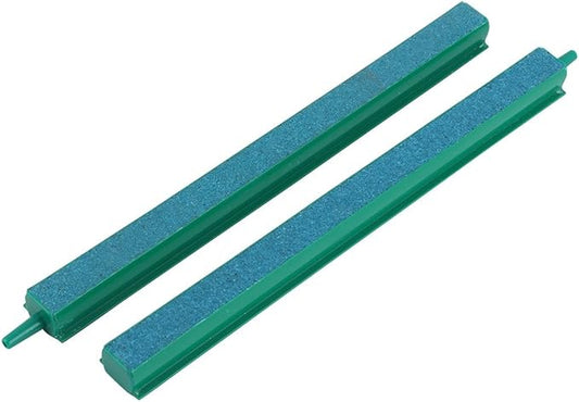 Jardin Fish Tank Air Bubble 2-Piece Air Stone Bars, 8-Inch, Green/Blue