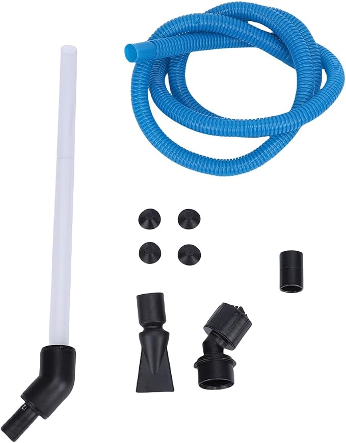 Luqeeg 16w Electric Aquarium Vacuum Gravel Cleaner High Efficiency Filtering Fish Aquarium Water Changer Powerful Pump Cleaning Tool to Various Sizes of Fish for Wash Sand Feces (US Plug 110V)