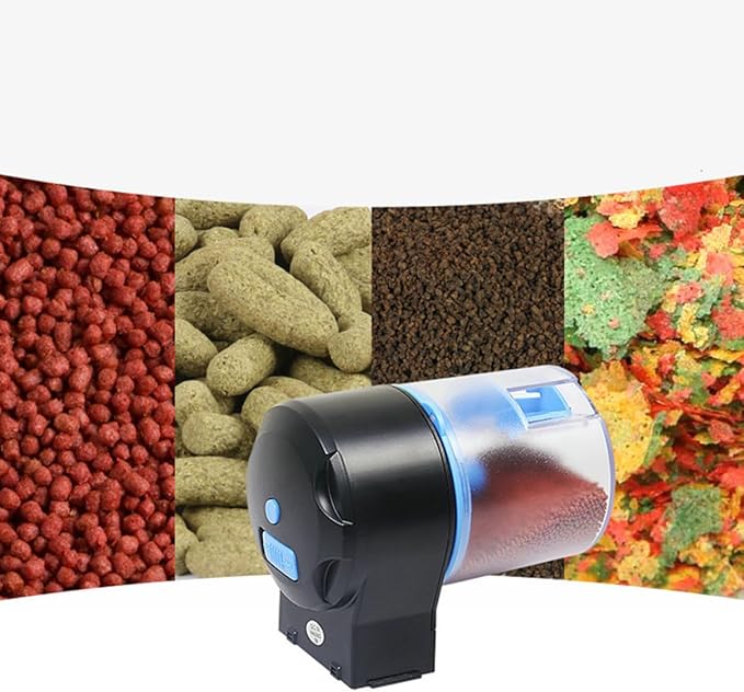 Milisten Automatic Fish Feeder Timer for Aquarium Battery Operated Fish Food Dispenser Feeding Outlet Color