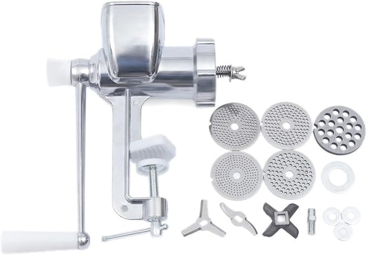 Manual Animal Feed Food Pellet Machine Fish Dog Cat Poultry Rabbit Pet Food Pellet Mell Making Machine Pet Bait Granulator Pelleter with 1.5mm/2mm/2.5mm/3mm/8mm Molds