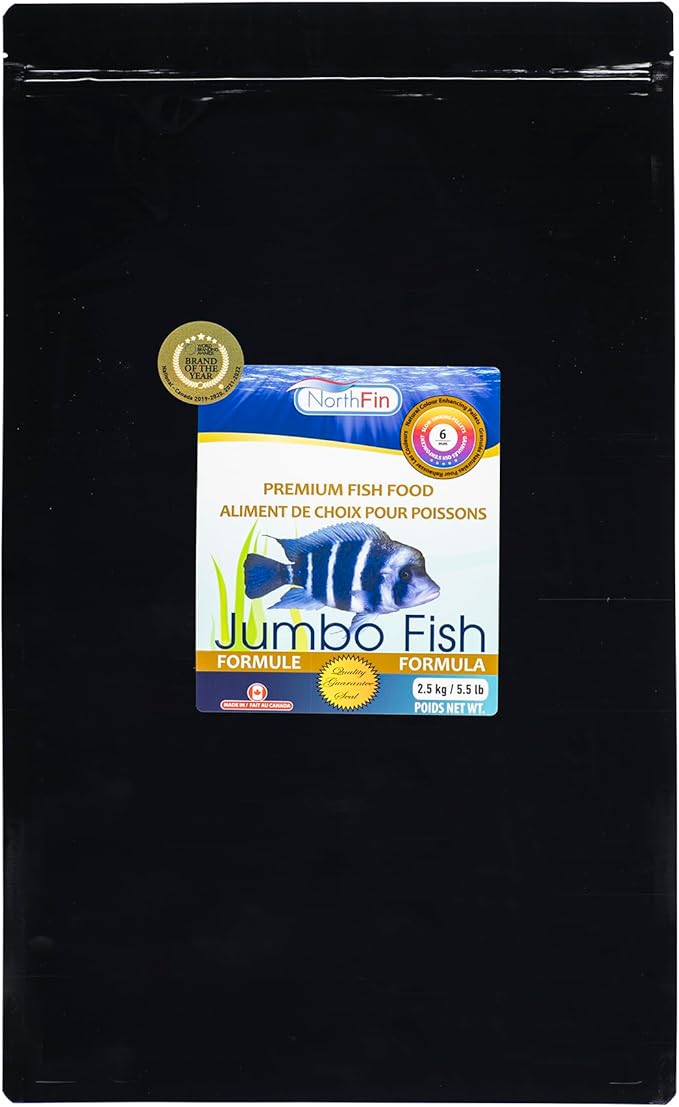 Northfin Fish Food Jumbo Formula Slow Sinking Pellets (6mm 2.5kg)