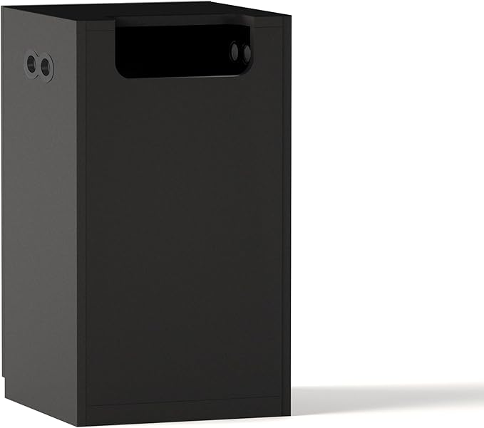 LANDEN Aquarium Wooden Stand and Cabinet for up to 20 Gal Tank, Fish Reptile Sea Salt Water Tank Stand, Nano Foam Leveling Mat Included, W17.7xD17.7xH31.49 in,Wooden Matte Black Painted(Stand Only)