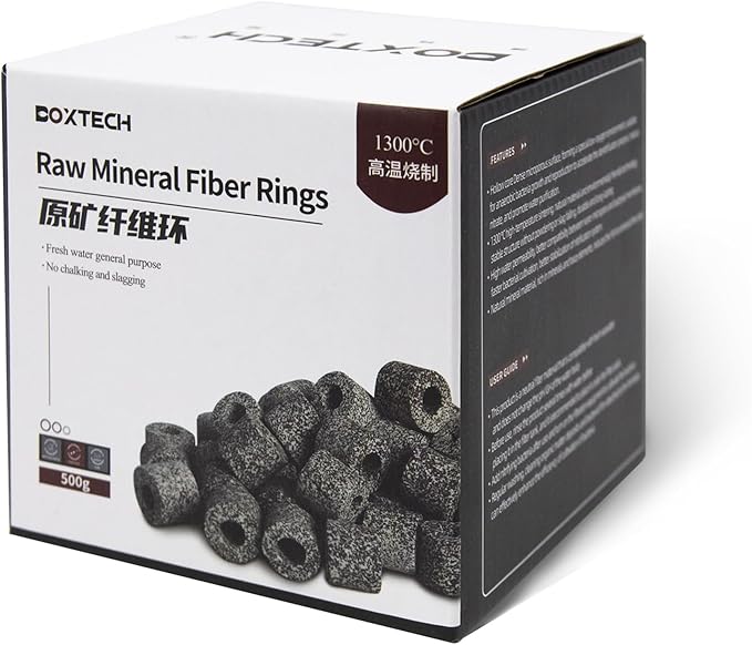 UPETTOOLS Aquarium Biological Filter Media, 1.1 lb Ceramic Bio Media with Porous Massive Surface Area for Freshwater and Saltwater Fish Tank