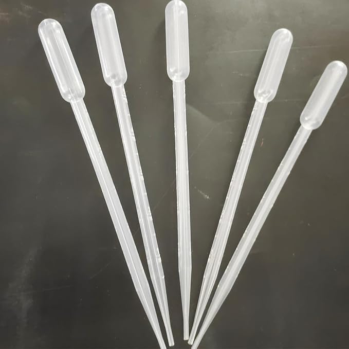 5 Pack Aquarium Test Dropper 5ml Baby Brine Shrimp Eggs Feeder Mini Fish Bowl Fish Feces Transfer Pipettes