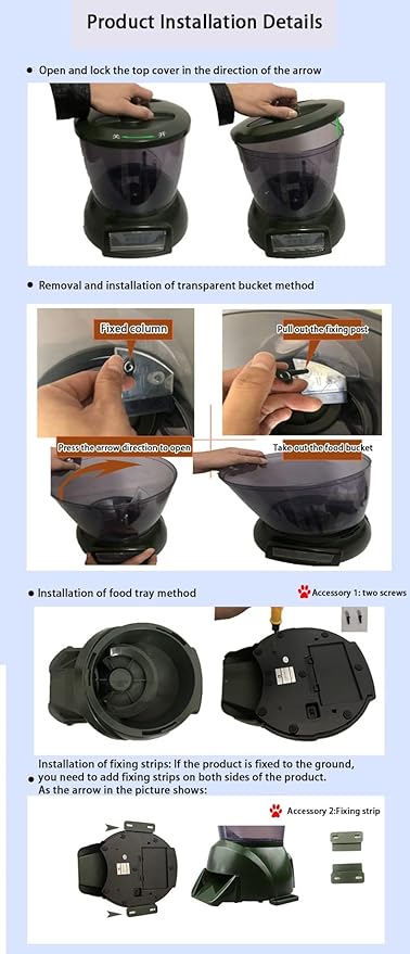 Automatic fish feeder for pond, Pond feeder, Automatic koi fish feeder for pond outdoor, Fish feeder automatic dispenser For a vacation away and prevent sunstroke(4.5L-battery powered)