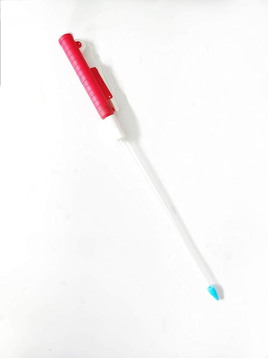 New Version 31.2 inch and 19.2 inch Syringe Coral SPS HPS Feeder, Marine Fish and Reef Coral Aquarium Syringe Tube Feeder 25ml Capacity