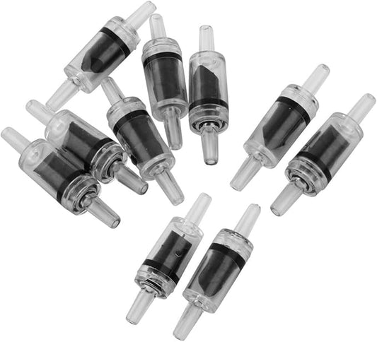 uxcell Aquarium Co2 Air Pump 4mm Pipe One Way Non-Return Check Valve 10 Pcs