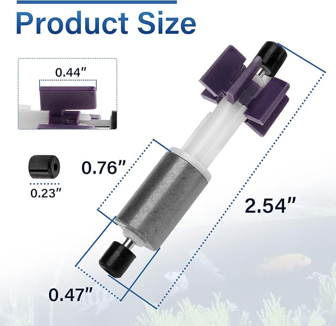 PRIM350B 350b Impeller Assembly for Marine-Land Penguin Filter 350B - 350 Aquarium Impeller Part Used for Fish Tank Filter Pumps