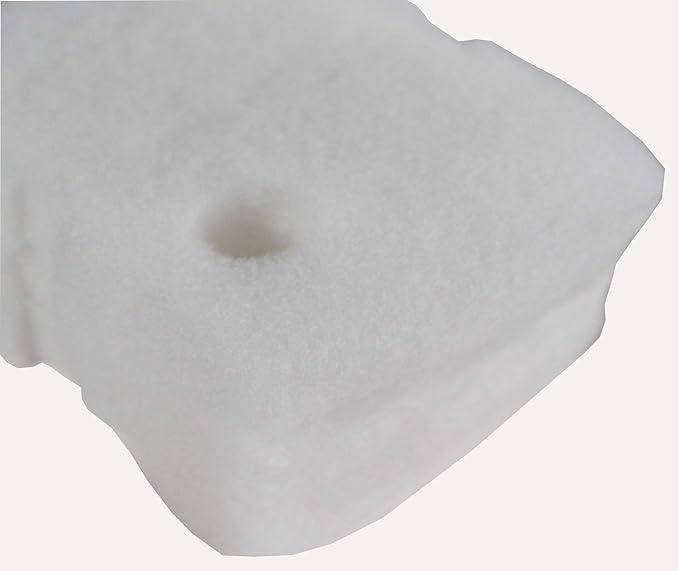 Penn-Plax Cascade Bio-Floss Replacement Poly Fiber Floss Pads for Cascade 500 Canister Aquarium Filters – 6 Pack, White