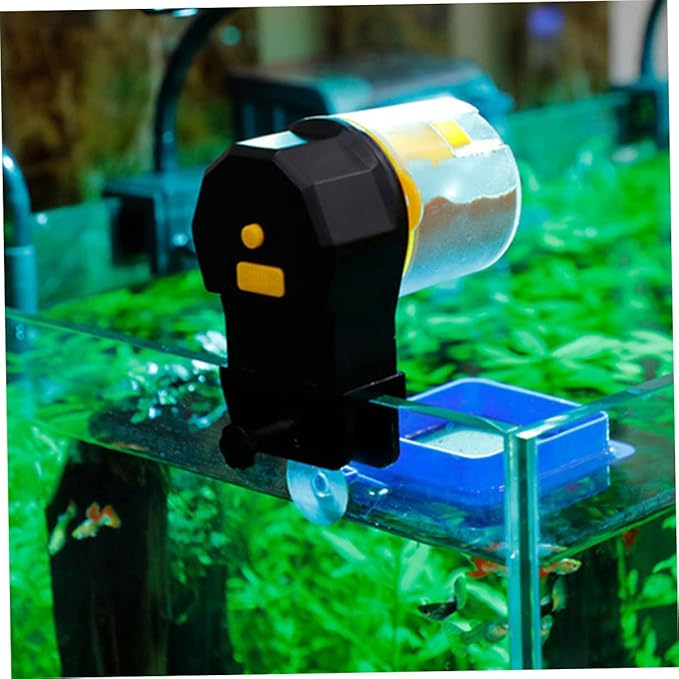 1set Automatic Fish Feeder with Timer for Aquariums Easy to Use and Convenient Fish Food Dispenser for