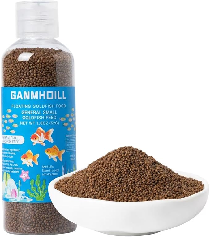 Pond Fish Food - Natural Color Enhancing with Antarctic Krill & Spirulina, Clear Water Formula for Growth, Convenient Moisture-Proof Packaging, Suitable for Koi & Goldfish