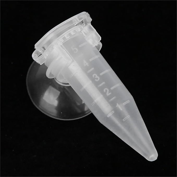 Zerodis 10Pcs V Shape Automatic Fish Feeder, Shrimp Food Feeding Cup Aquarium Red Funnel Cup Automatic Aquarium Fish Food Feeder Feeding Cup with Suction Cup