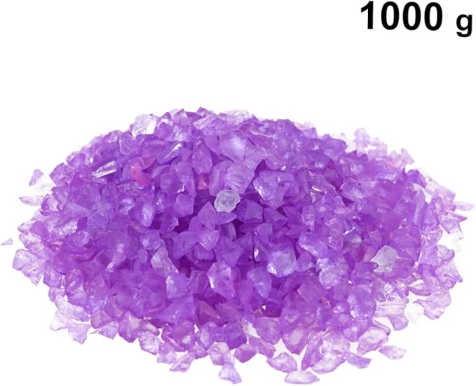 Unomor 2pcs Colored Glass Decorative Sand for Landscape Bottles Colored Sand for Fish Tank Aquariums Crafts Safe for Fish Versatile Home Decor