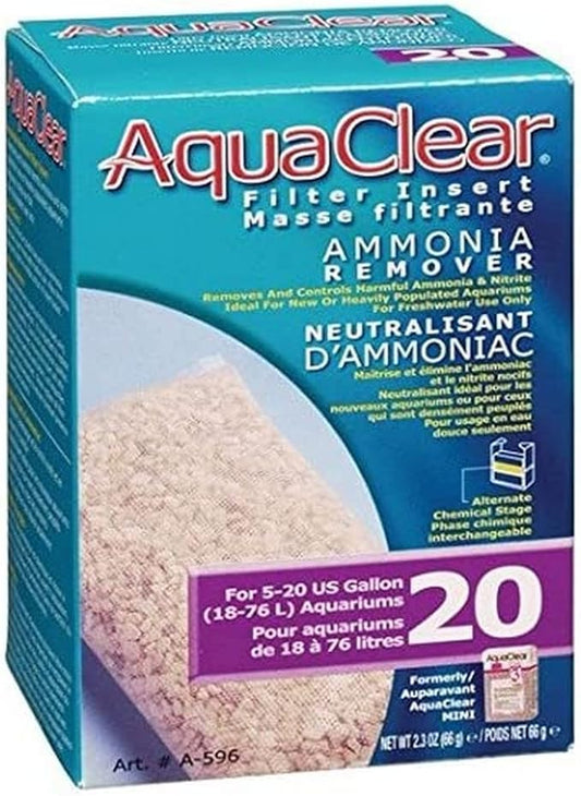 Aqua Clear AquaClear 20 Ammonia Remover Inserts, Aquarium Filter Replacement Media, A596