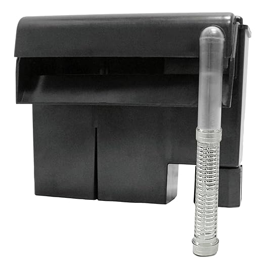 Supreme EZ Clean External 55 Gallon Filter with Built-in Water Change Siphon, Gravel Cleaner, Dual Cartridges (for Fresh & Salt Water), Black - Danner Manufacturing, Inc. - #01105