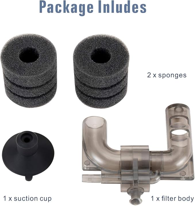 hygger Super Mini Aquarium Single Sponge Filter for Small Fish Tank 0.5-5 Gallon