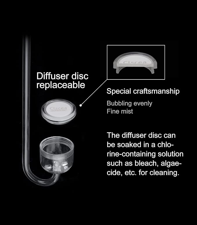 PMMA CO2 Diffuser & Replacement Ceramic disc
