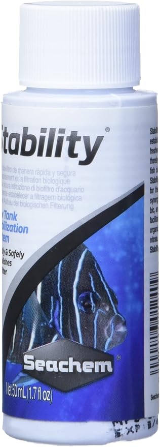 Seachem Stability Fish Tank Stabilizer - For Freshwater and Marine Aquariums 50 ml
