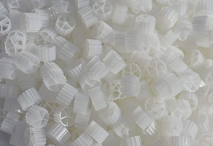 K2 Bio Media Plus Moving Bed Biofilm Reactor (MBBR) for Aquaponics, Aquaculture, Hydroponics - Ponds - Aquariums by Whole Koi Farm, (4 Cubic Feet)